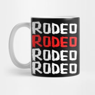 Rodeo Font for Horseriding Mug